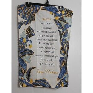 Tommy Bahama Napkin Rye Tai Receipt